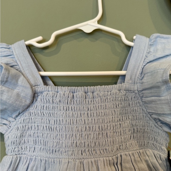CAT & JACK sky blue dress with smocking - Picture 5 of 8
